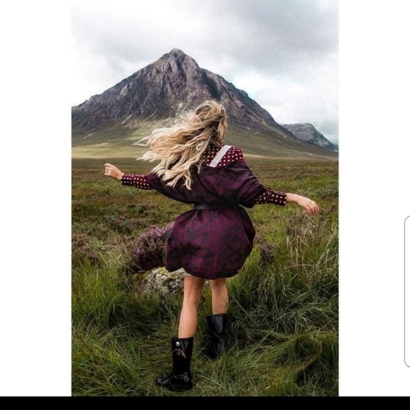 CLEOBELLA BURGUNDY SEVIGNY CAPLE TASSELPANCHO ONE - Picture 5 of 8